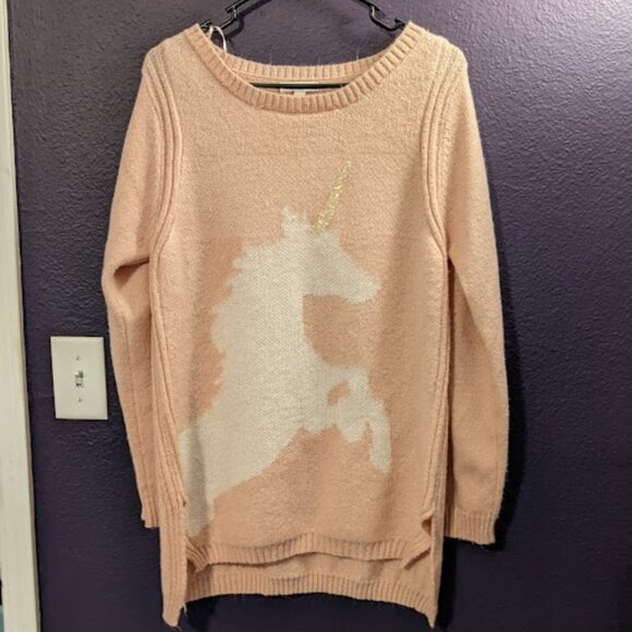 Lauren Conrad Unicorn Sweater Size Large - Picture 1 of 13